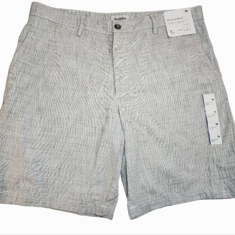 Goodfellow & Co Men's Light Gray Flat Front Shorts